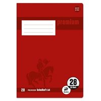 Staufen® Doppelheft Premium Lineatur 28 kariert DIN A4 Innen- und Außenrand, 32 Blatt von Staufen®