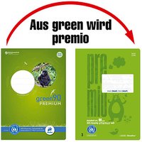Staufen® Schulheft green Lineatur 20 blanko DIN A4 ohne Rand, 16 Blatt von Staufen®