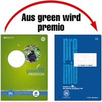 Staufen® Schulheft green Lineatur 25 liniert DIN A4 Außenrand, 16 Blatt von Staufen®