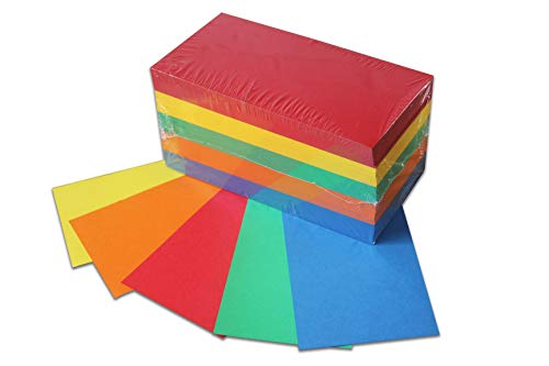 10 x 20 cm, 170 g/m², Pack of 500, Assorted Intense Colours L 10 x 20 cm, 170 g/m², Pack of 500, Assorted Intense Colours L von Staufen