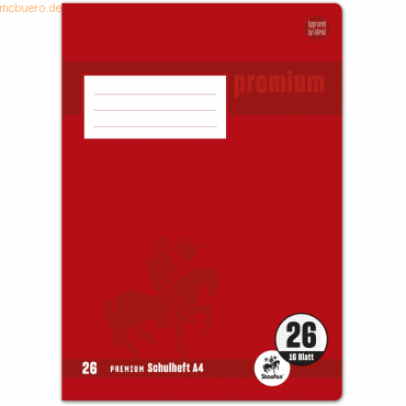 5 x Staufen Schulheft Premium A4 16 Blatt kariert mit Rand 5 x Staufen Schulheft Premium A4 16 Blatt kariert mit Rand von Staufen