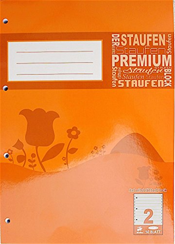 Bacher 44202 - Arbeitsblätterblock Lineatur 2 von Staufen