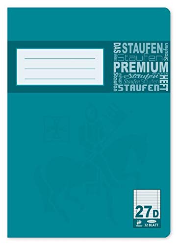 Heft A4 Lin.27 32Bl. Liniert Mit Randlinien von Staufen