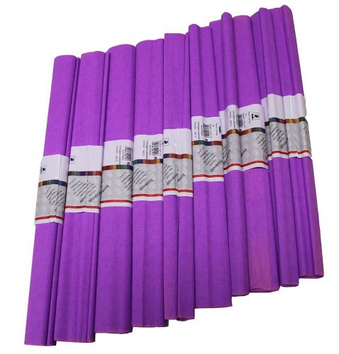 Staufen 617145 - Krepppapier 10 Rollen 50 x 250 cm lila von Staufen