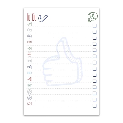 Staufen REC To Do Liste - 2 Blöcke je 52 Blatt, DIN A5, 90 g/m² Recyclingpapier von Staufen