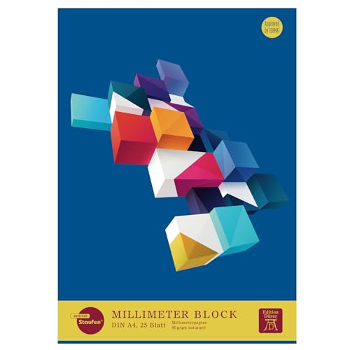 Staufen Dürer Millimeterblock / Architektenblock DIN A4 25 Blatt 90 g/m², 2 Stück von Staufen