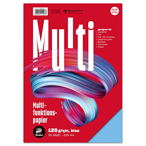 Staufen Style Multifunktionspapier - DIN A4, 35 Blatt, Farbe: blau, 120g/m² Qualitätspapier, 1 Stück Staufen Style Multifunktionspapier - DIN A4, 35 Blatt, Farbe: blau, 120g/m² Qualitätspapier, 1 Stück von Staufen
