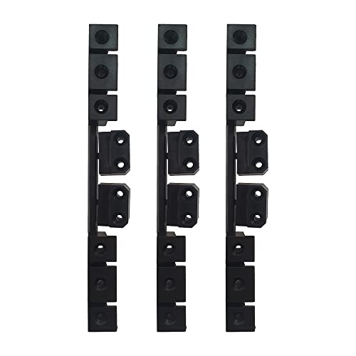 StealthMounts Befestigungssatz für DeWalt TSTAK (3er Pack) | T-STAK Wandmontagesystem | Montagehalterung, Schwarz | Robuste Konstruktion, einfache Installation, kompatibel mit DeWalt TSTAK-Boxen von StealthMounts