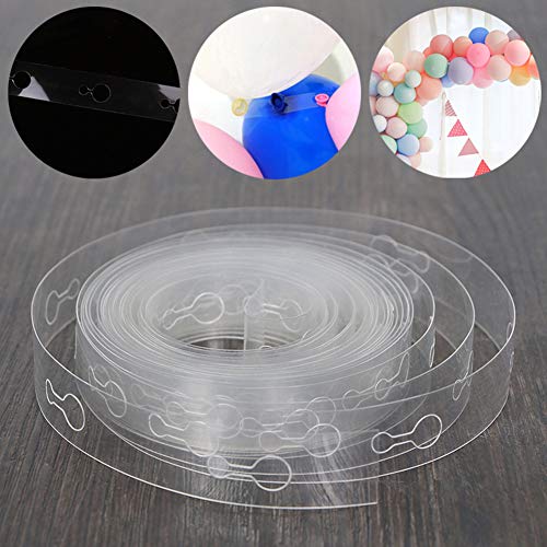 Steellwingsf 5 m Ballon-Kettenband Bogen Verbindungsstreifen für Hochzeit, Geburtstag, Weihnachten, Partydekoration – 5 m 410 Löcher Steellwingsf 5 m Ballon-Kettenband Bogen Verbindungsstreifen für Hochzeit, Geburtstag, Weihnachten, Partydekoration – 5 m 410 Löcher von Steellwingsf