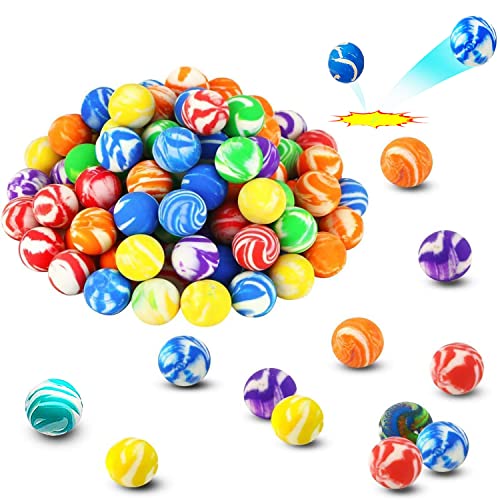 Steemjoey 30Pcs Flummis, 20mm Flummis Springball Gummiball, gemischte Farben, Hüpfbälle und Kindergeburtstag Gummibälle Gastgeschenke von Steemjoey