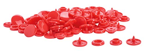 Steidl & Becker 30-302501 Snaps Druckknopf-Set, glänzend, Gr. T5, Durchmesser 12,4 mm, 25-er Pack, B1 hellrot Steidl & Becker 30-302501 Snaps Druckknopf-Set, glänzend, Gr. T5, Durchmesser 12,4 mm, 25-er Pack, B1 hellrot von Steidl & Becker