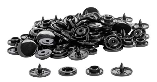 Steidl & Becker 30-302505 Snaps Druckknopf-Set, glänzend, Gr. T5, Durchmesser 12,4 mm, 25-er Pack, B5 schwarz Steidl & Becker 30-302505 Snaps Druckknopf-Set, glänzend, Gr. T5, Durchmesser 12,4 mm, 25-er Pack, B5 schwarz von Steidl & Becker