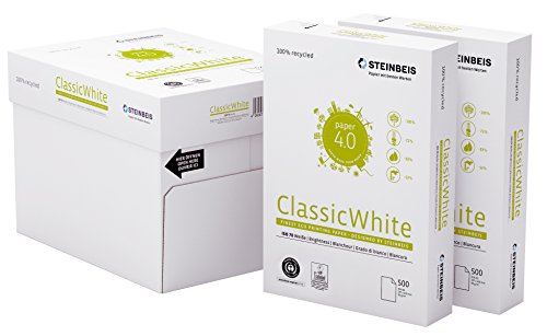 Steinbeis ClassicWhite DIN A3-5 x 500 Blatt - weiß - Multifunktionspapier - 80 g/m² von Steinbeis