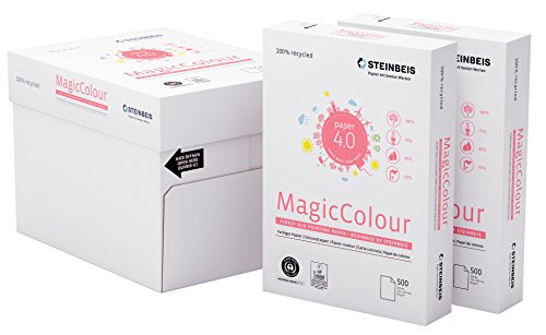 Steinbeis MagicColour DIN A4 - rosa - 5 x 500 Blatt - Multifunktionspapier - 80 g/m², C2401555080A von Steinbeis