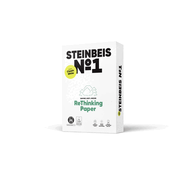 Steinbeis No. 1 - Classic White - Recyclingpapier A3 80g weiß 500 Blat von Steinbeis