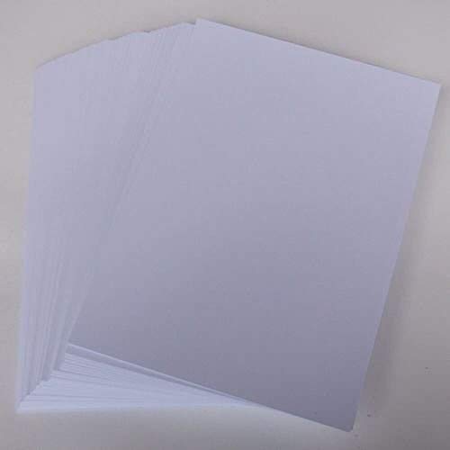 A4 weiß Karte Lager X 50 Blatt, 275 GSM (297 mm x 210 mm) – Stella Crafts von Stella Crafts