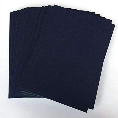 A4 navy blue Card Lager X 50 Blatt, 240 gsm (297 mm x 210 mm) – Stella Crafts von Stella Crafts