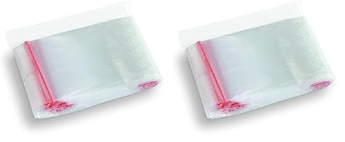 Vielseitige Mini Ziplock Beutel (100 Stk, 6x8cm) - Wiederverschließbare LDPE Folienbeutel - Lebensmittelecht & hygienisch für Haushalt, Schmuck- & Handwerksaufbewahrung. (Packung mit 2) von Stella pack