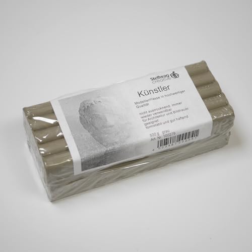 Stellwag creative Künstler Plastilin Modelliermasse grau Inhalt 500 g Stellwag creative Künstler Plastilin Modelliermasse grau Inhalt 500 g von Stellwag creative