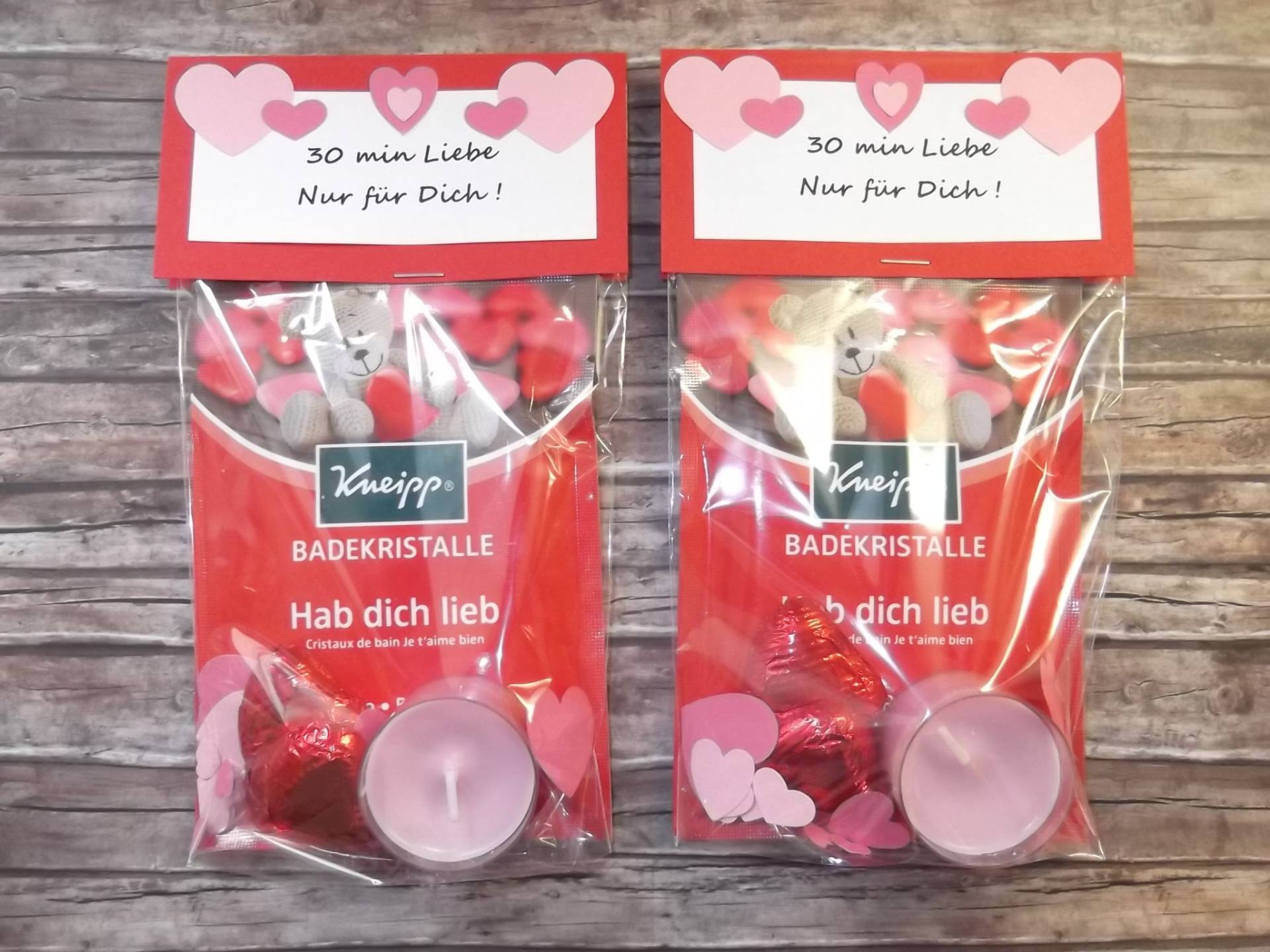 2x 30 Min Liebe - Badezusatz Schokolade + Teelicht 2x 30 Min Liebe - Badezusatz Schokolade + Teelicht von StempelscheuneSBK