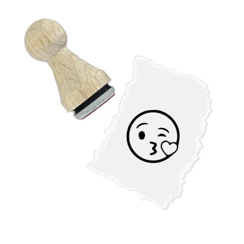 Ministempel - Motivstempel - Smiley - Emojis - Kuss Smiley mit Herz Ministempel - Motivstempel - Smiley - Emojis - Kuss Smiley mit Herz von Stempeltraum
