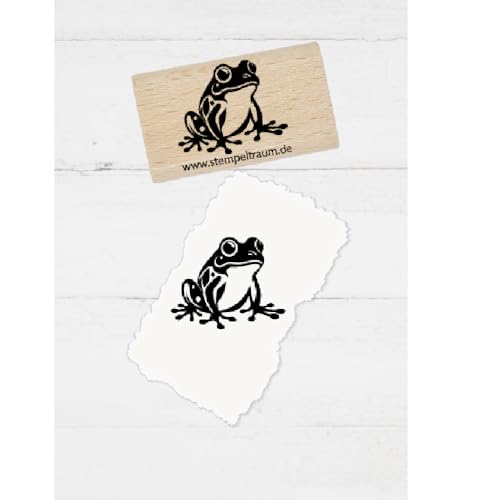 Motivstempel - Frosch - frog - Tier - Basteln, Stempel Geschenk, DIY Stempel zum Basteln von Karten, Papier, Stoff, Holz, Dekoration Motivstempel - Frosch - frog - Tier - Basteln, Stempel Geschenk, DIY Stempel zum Basteln von Karten, Papier, Stoff, Holz, Dekoration von Stempeltraum