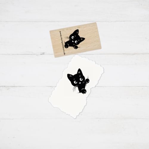 Motivstempel - Katze - Kätzchen - schwarze Katze - Tier - Basteln, Stempel Geschenk, DIY Stempel zum Basteln von Karten, Papier, Stoff, Holz, Dekoration Motivstempel - Katze - Kätzchen - schwarze Katze - Tier - Basteln, Stempel Geschenk, DIY Stempel zum Basteln von Karten, Papier, Stoff, Holz, Dekoration von Stempeltraum