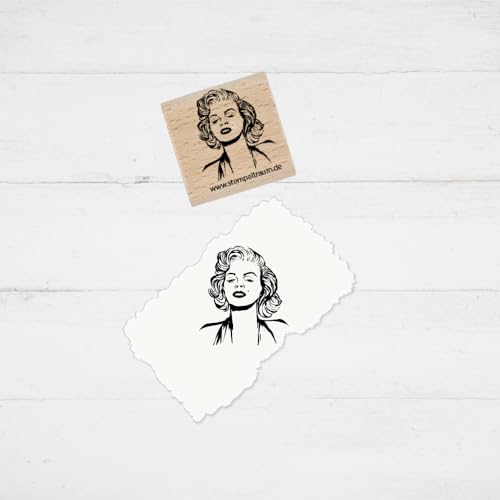 Motivstempel - Marilyn Monroe - Stempel Geschenk - DIY Stempel zum Basteln von Karten, Papier, Stoffen, Holz, Dekoration Motivstempel - Marilyn Monroe - Stempel Geschenk - DIY Stempel zum Basteln von Karten, Papier, Stoffen, Holz, Dekoration von Stempeltraum