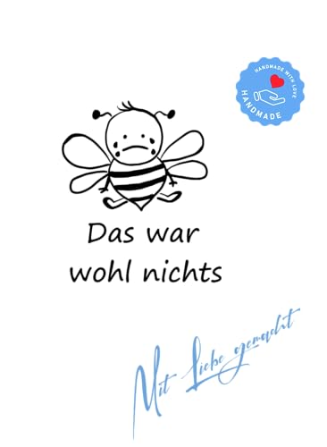Stempel Lehrerstempel - Schule - Das war wohl nichts - Trauriges Bienchen Stempel Lehrerstempel - Schule - Das war wohl nichts - Trauriges Bienchen von Stempeltraum