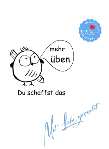 Stempel Lehrerstempel - Schule - mehr üben Du schaffst das - Eule mit Stift Stempel Lehrerstempel - Schule - mehr üben Du schaffst das - Eule mit Stift von Stempeltraum