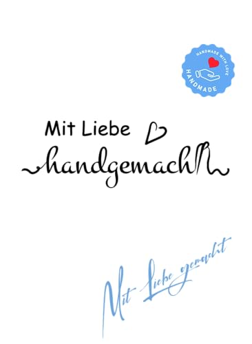 Stempel - Motivstempel - Mit Liebe handgemacht - mit Nadel und Faden Stempel - Motivstempel - Mit Liebe handgemacht - mit Nadel und Faden von Stempeltraum