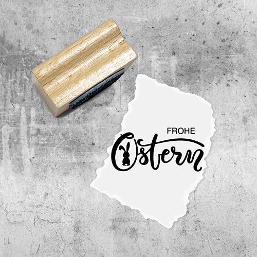 Stempel - Motivstempel - Ostern - Hase im O - Frohe Ostern Stempel - Motivstempel - Ostern - Hase im O - Frohe Ostern von Stempeltraum