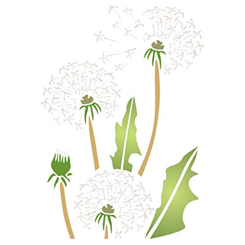 DandiClocks Layering Schablone 11,43 x 16,51 cm – Stencil Company Original Pusteblumen-Puff Schablone zum Hinzufügen von Textur, Design und Akzenten zu gemischten Media-Hintergründen DandiClocks Layering Schablone 11,43 x 16,51 cm – Stencil Company Original Pusteblumen-Puff Schablone zum Hinzufügen von Textur, Design und Akzenten zu gemischten Media-Hintergründen von Stencil Company