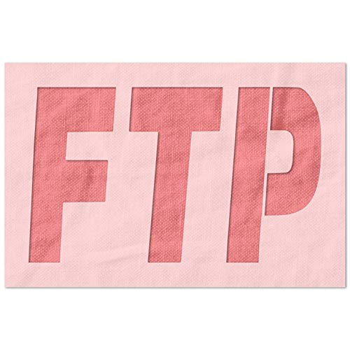 Stencil Stop FTP-Schablone, wiederverwendbar, für DIY-Projekte, Malen, Zeichnen, Basteln, 14 mm Mylar-Kunststoff (15,2 x 9,2 cm) von Stencil Stop