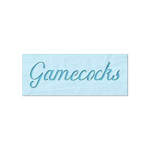 Stencil Stop Gamecocks-Schablone, wiederverwendbar, für DIY-Projekte, Malen, Zeichnen, Basteln, 14 mm Mylar-Kunststoff (30,5 x 8,9 cm) von Stencil Stop