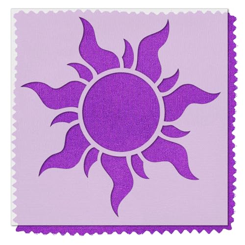 Stencil Stop Schablone "Tangled Sun" – 22,9 x 22,9 cm – wiederverwendbare Sonnenschablonen zum Malen auf Holz, Wänden, Stoff und Felsen – langlebiger 14 mm Mylar-Kunststoff für Bastelarbeiten und von Stencil Stop