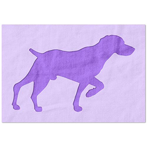 Stencil Stop Schablone mit Zeiger-Hunde-Silhouette, wiederverwendbar, für DIY-Projekte, Malen, Zeichnen, Basteln, 14 mm Mylar-Kunststoff (22,9 x 14,3 cm) von Stencil Stop