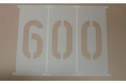 Zahlenschablonen 600mm nach DIN 1451, Zahlen Schablonen 60cm Zahlenschablonen 600mm nach DIN 1451, Zahlen Schablonen 60cm von StencilBOY