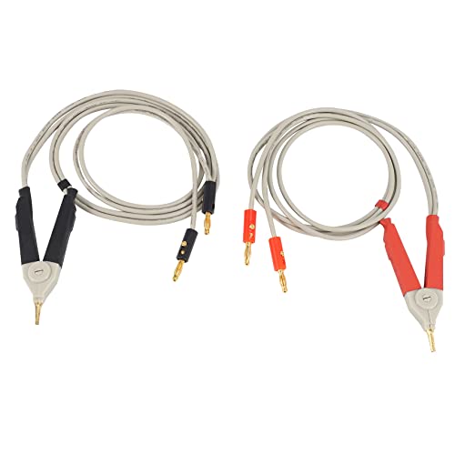 Steowsey 1 paar isolierte Bananenstecker Klemme Kabel Niedriger Widerstand LCR Clip Sondenkabel Messgerät testen Terminal Kelvin Neu Steowsey 1 paar isolierte Bananenstecker Klemme Kabel Niedriger Widerstand LCR Clip Sondenkabel Messgerät testen Terminal Kelvin Neu von Steowsey