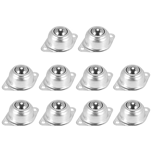 Steowsey 10 StüCke 3 CM Dia Kohlenstoff Stahl -15A Ball Transfer Einheit Lager FöRder Rolle Ball Transmission Werkzeug von Steowsey