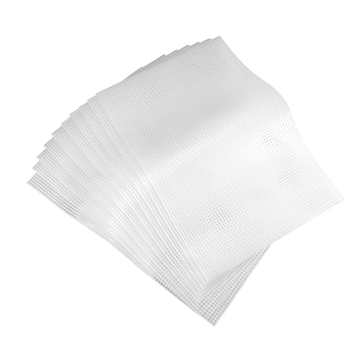 Steowsey 10 Stücke Mesh Kunststoff Leinwand Blätter 19,6 x 13 für Stickerei, Acryl Garn, Strick und Häkeln Projekte Steowsey 10 Stücke Mesh Kunststoff Leinwand Blätter 19,6 x 13 für Stickerei, Acryl Garn, Strick und Häkeln Projekte von Steowsey