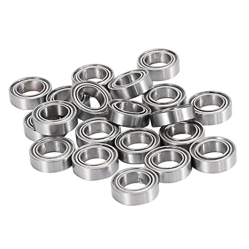 Steowsey 20 StüCk MR106-ZZ Lagerung 6 X 10 X 3 Mm Metall Geschirmtes Lagerung Vorgeschmiert mit Fett Radial Lagerung von Steowsey