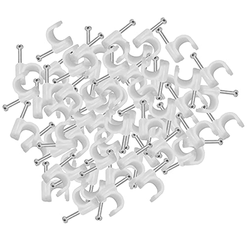 Steowsey 300 Stücke Kabel Heft Klammern Klammer Wand Draht Nagel Befestigung Für Ethernet Kabel Rg6 Rg59 Cat5 Cat6 Rj45 Tv Draht Kabel 7Mm Steowsey 300 Stücke Kabel Heft Klammern Klammer Wand Draht Nagel Befestigung Für Ethernet Kabel Rg6 Rg59 Cat5 Cat6 Rj45 Tv Draht Kabel 7Mm von Steowsey