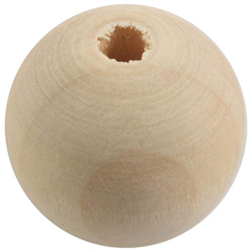 Steowsey 30X NatüRliche Spacer Perlen 25Mm (1) -Schmuck, Erkenntnisse, DIY Holzfarbe von Steowsey