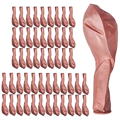 Steowsey 50 Stück 10 Metallisch Latex Luftballons Dickes Chrom Hoch Glanz Metall Perl Ballon Globos für - Rosegold Steowsey 50 Stück 10 Metallisch Latex Luftballons Dickes Chrom Hoch Glanz Metall Perl Ballon Globos für - Rosegold von Steowsey