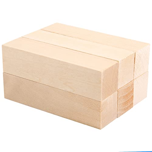 Steowsey 6 StüCk Schnitzen BlöCke für AnfäNger, Schnitzen Hobby Kit, Mach Es Selbst Schnitzen von Steowsey