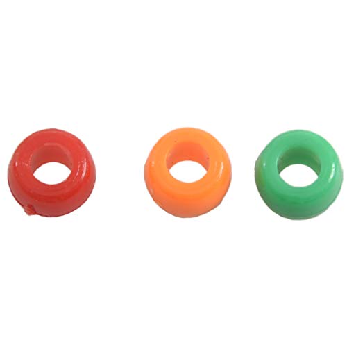 Steowsey 600 Stück Gemischte Kunststoff Perlen 9Mm X 6Mm (3/8 X 2/8) von Steowsey