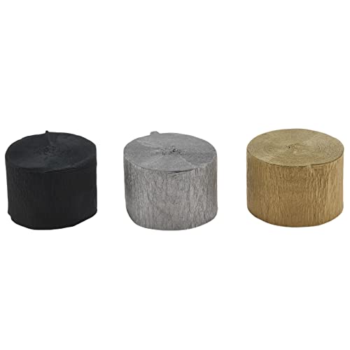 Steowsey Krepppapier Luft Schlangen 12 StüCke Gold Luft Schlangen, Silber und Schwarze Luft Schlangen Dekorationen für Geburtstags Feier Hochzeit Steowsey Krepppapier Luft Schlangen 12 StüCke Gold Luft Schlangen, Silber und Schwarze Luft Schlangen Dekorationen für Geburtstags Feier Hochzeit von Steowsey