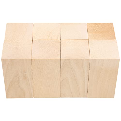 Steowsey SchnitzblöCke Aus Lindenholz, 10,2 X 5,1 X 5,1 Cm, GroßEs Whittling Holzschnitzblock Set für Kinder, Erwachsene, AnfäNger oder Experten von Steowsey