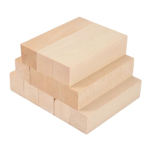 Steowsey Schnitzen und Schnitzen Von HolzblöCken, Unbehandelte HolzblöCke, Lindenholz SchnitzblöCke, Weichholz Satz für SchnitzanfäNger von Steowsey